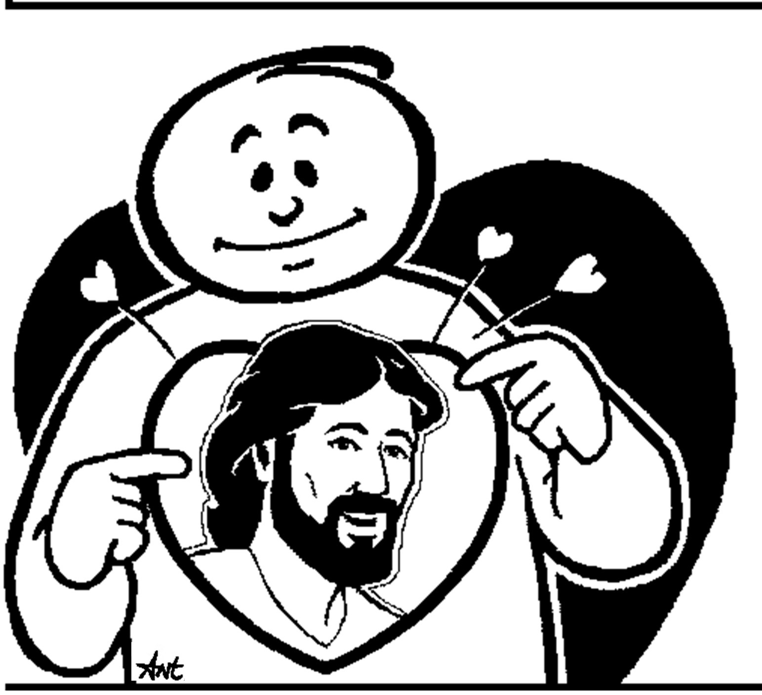 ant-Jesus in heart